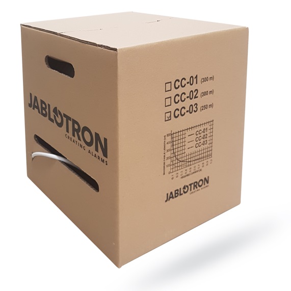 CC-03 - Kábel pre zabezpečovací systém Jablotron JA-100+, 250m