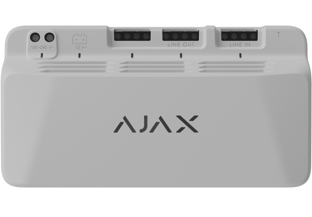 SUPERIOR LINESUPPLY (45W) WHITE FIBRA - posilňovač zbernice AJAX s celkovým výkonom 45W