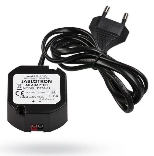DE06-12 - sieťový zdroj Jablotron 12V DC  / 0.5A