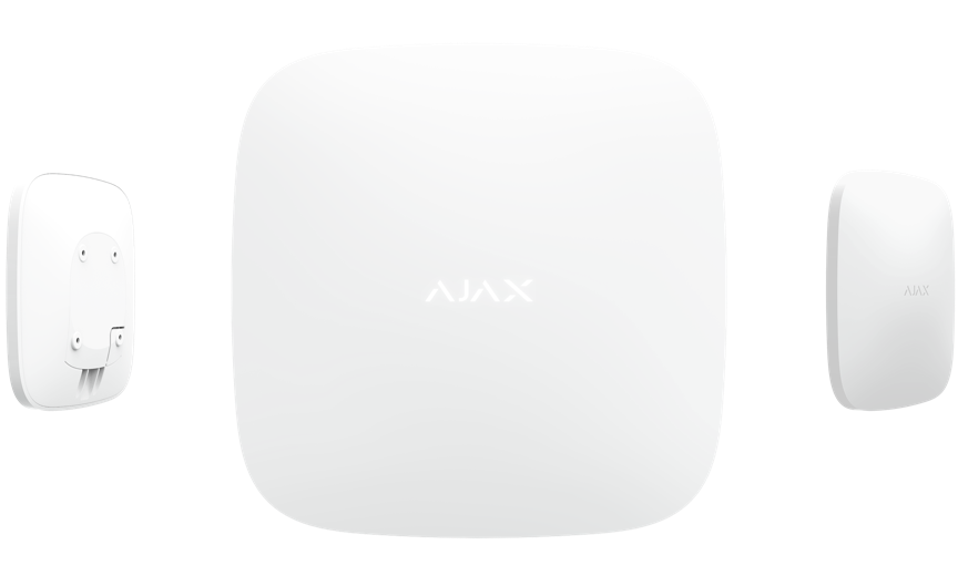 REX 2 WHITE JEWELLER BASELINE - bezdrôtový opakovač signálu AJAX Jeweller, ethernet, prenos fotoverifikácie