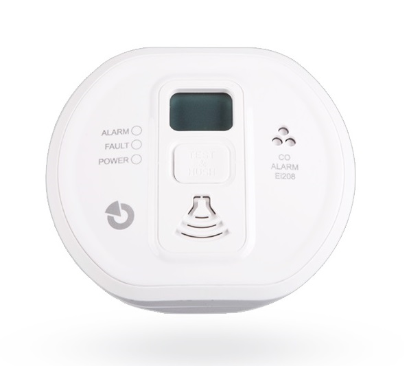 Ei208DW - Autonómny detektor plynu CO s displejom