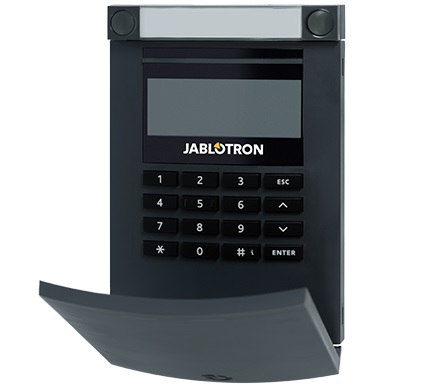 JA-154E-AN - Bezdrôtový prístupový modul s displejom, klávesnicou a RFID čítačkou, antracitový