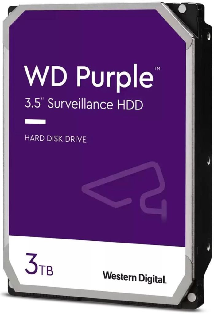 3TB WD Purple Surveillance HDD 24/7 / WD33PURZ