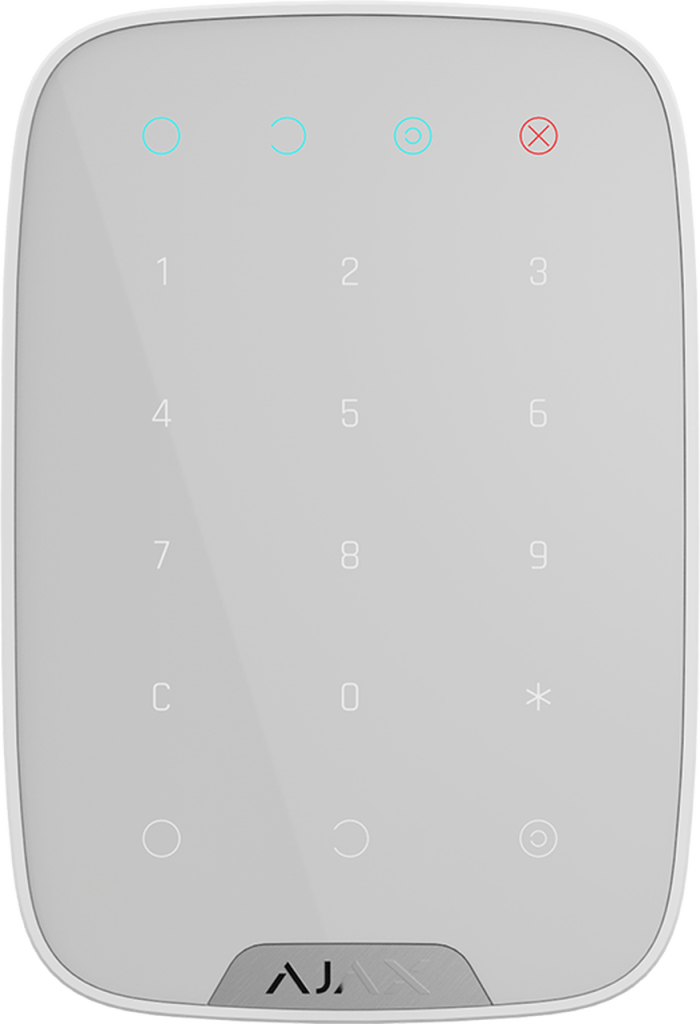 KEYPAD WHITE JEWELLER BASELINE - bezdrôtová klávesnica AJAX
