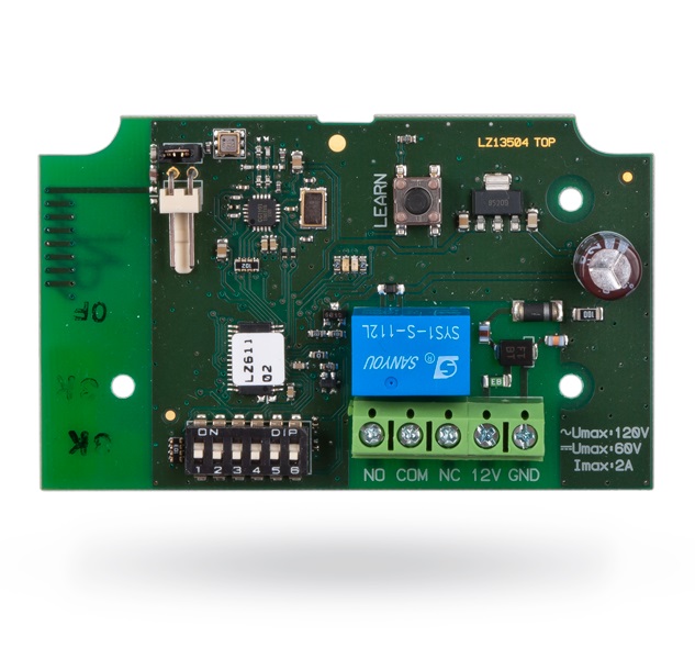JA-151N - bezdrôtový modul signálového relé NO/NC s napájaním 12V DC