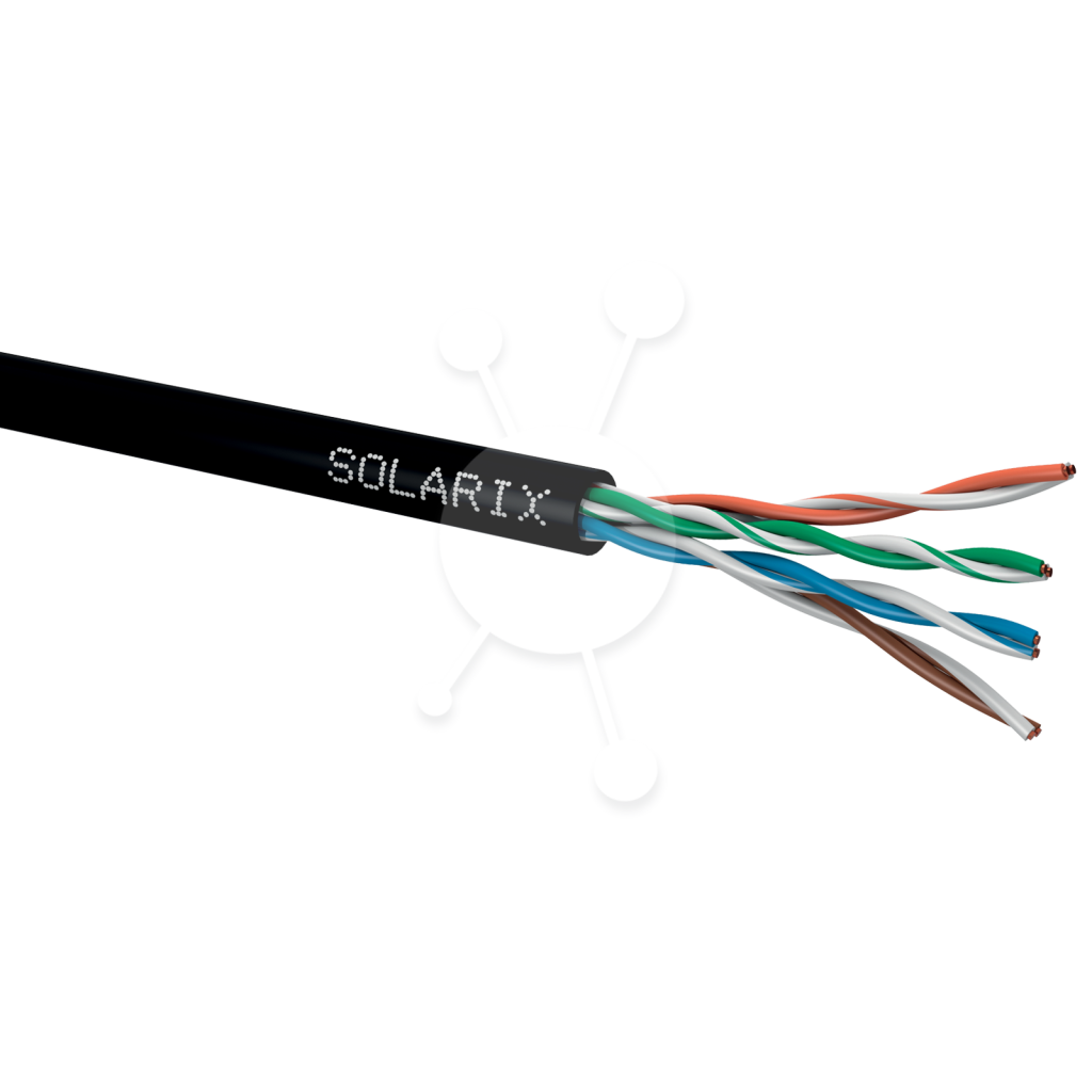 Kábel CAT5E UTP PE Solarix, 305m box