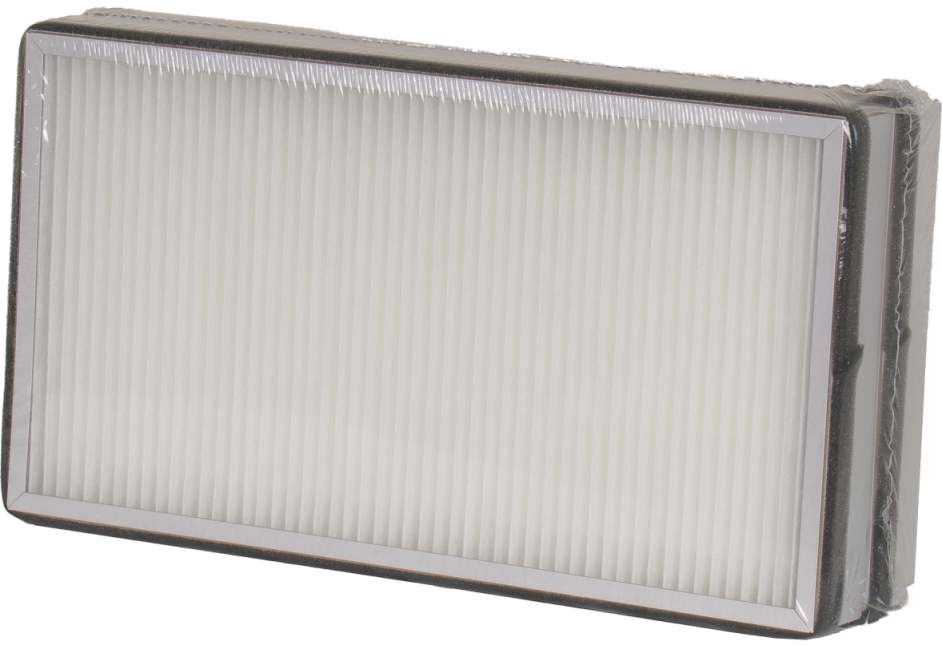 Sada filtrov pre rekuperačné jednotky Jablotron FUTURA L a FUTURA M a COOLBREEZE - 2ks v balení, trieda filtrácie F7 / ePM1 55, rozmery 400x218x48mm