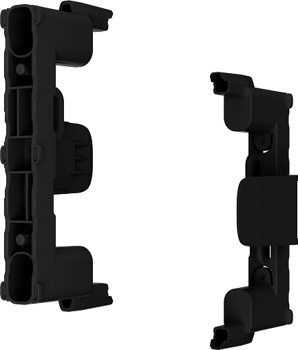 SUPERIOR MODULEHOLDER (TYPE B) BLACK FIBRA - držiak ústredne Hub Hybrid do inštalačnej krabice AJAX