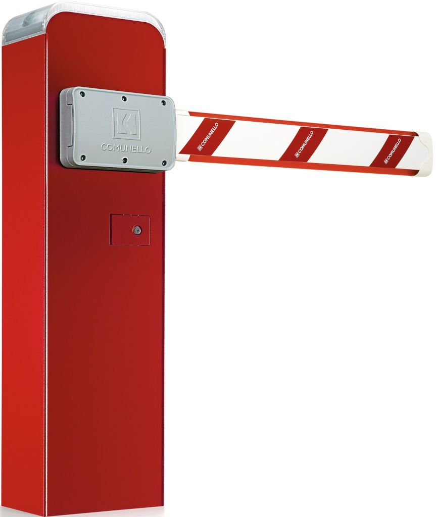 KIT LIMIT 500 5m RGB RED - súprava automatickej závory COMUNELLO s RGB signalizáciou, červená farba, 5m rameno