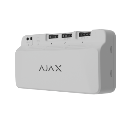 SUPERIOR LINESUPPLY (45W) WHITE FIBRA - posilňovač zbernice AJAX s celkovým výkonom 45W