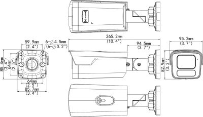 IPC2B18SE-ADF28K-WP-I1 - 8MPx IP kamera Uniview, 2.8mm / 105°