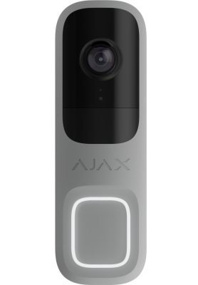 DOORBELL GREY - 4MPx videozvonček s AI a PIR detektorom AJAX 155°