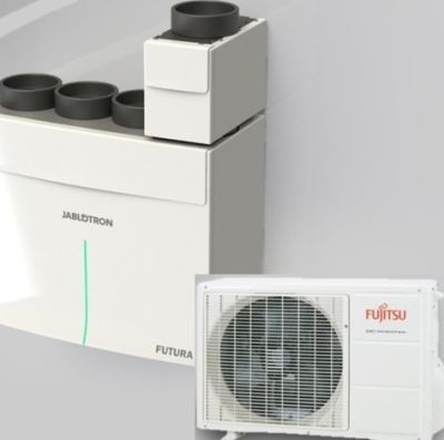 COOLBREEZE - chladiaci a vykurovací modul JABLOTRON pre rekuperačné jednotky FUTURA M a FUTURA L