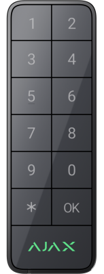 SUPERIOR KEYPAD OUTDOOR GRAPHITE FIBRA - zbernicová vonkajšia klávesnica AJAX s RFID čítačkou