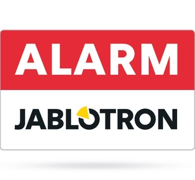 Výstražné samolepky JABLOTRON ALARMS