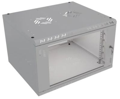 Rack 6U S-RC19-6U-450GG Stalflex - dátový rozvádzač 19" s hĺbkou 450mm
