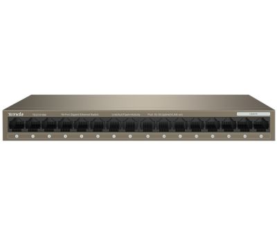 Switch Tenda TEG1016M, 16 portov Gigabit ethernet, kov, desktop