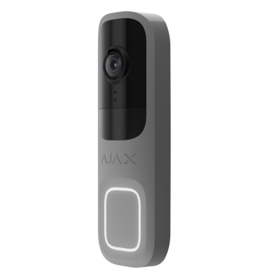 DOORBELL GREY - 4MPx videozvonček s AI a PIR detektorom AJAX 155°