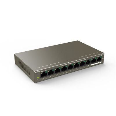 PoE switch Tenda TEF1110P-8-102W, 8x PoE 10/100Mbps, 2x Gigabit Uplink, 102W