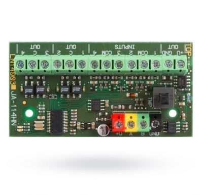 JA-114HN - zbernicový modul 4 vstupov + 4 výstupov