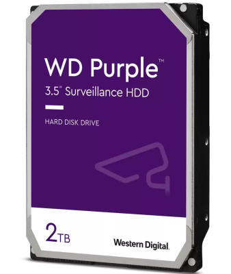 2TB WD Purple Surveillance HDD 24/7 / WD23PURZ
