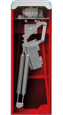 KIT LIMIT 800 8m RGB RED - súprava automatickej závory COMUNELLO s RGB signalizáciou, červená farba, 8m rameno