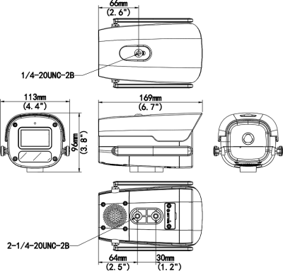 IPC2A14LP-ADF40KC-4G-E - 4MPx 4G LTE IP kamera Uniview, 4mm / 79°