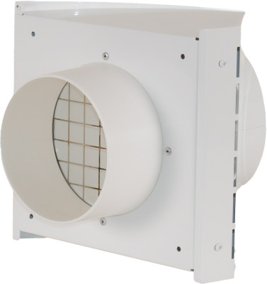 VZ_FBX_V150N - výfukový fasádny box pre EPP potrubie Ø210 mm, priemer pripojovacieho potrubia Ø 150mm, VÝFUK, NEREZ