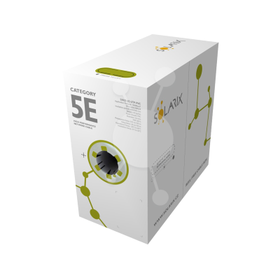 Kábel CAT5E UTP PVC Solarix, 305m box