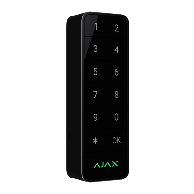 SUPERIOR KEYPAD OUTDOOR BLACK FIBRA - zbernicová vonkajšia klávesnica AJAX s RFID čítačkou