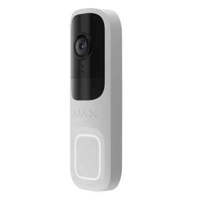 DOORBELL WHITE - 4MPx videozvonček s AI a PIR detektorom AJAX 155°