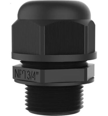 TR-A01-IN-BLACK - vodotesná prechodka pre montážne pätice a konzoly Uniview