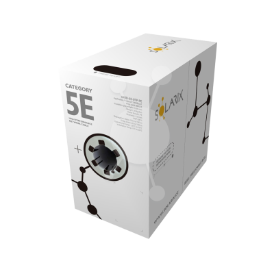 Kábel CAT5E UTP PE Solarix, 305m box