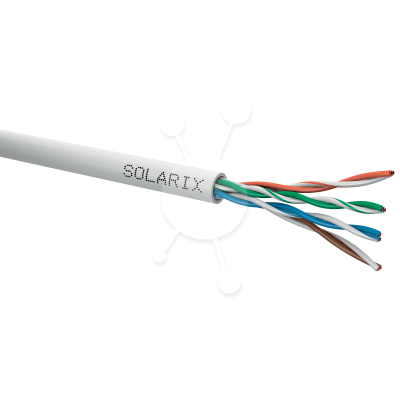 Kábel CAT5E UTP PVC Solarix, 305m box