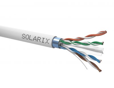 Kábel CAT6 FTP PVC Solarix tienený, 500m cievka