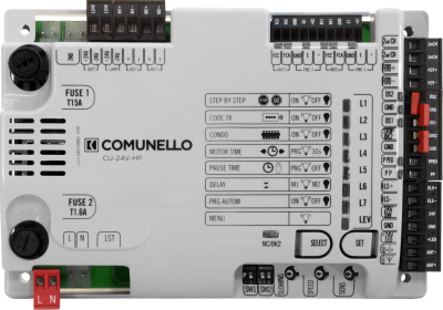 CONDOR KIT 350/24V HP - nárazuvzdorná súprava pre ovládanie dvojkrídlovej brány COMUNELLO, maximálna šírka ramena 3.5m