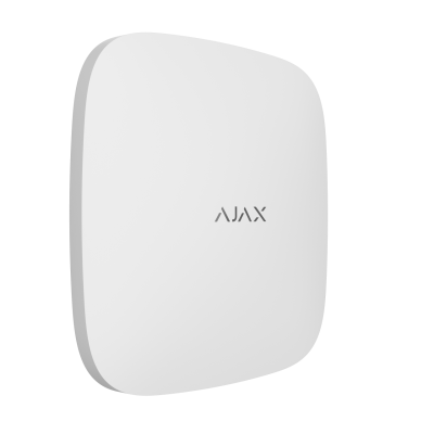 REX 2 WHITE JEWELLER BASELINE - bezdrôtový opakovač signálu AJAX Jeweller, ethernet, prenos fotoverifikácie