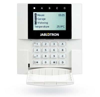 JA-150E - Bezdrôtová klávesnica s displejom a RFID čítačkou