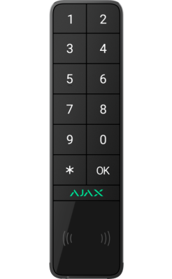 KEYPAD OUTDOOR BLACK JEWELLER BASELINE - bezdrôtová vonkajšia klávesnica AJAX s RFID čítačkou