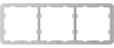 FRAME (3 SEATS) JEWELLER BASELINE - trojrámik pre LightSwitch vypínače (LightCore) a Outlet zásuvky AJAX
