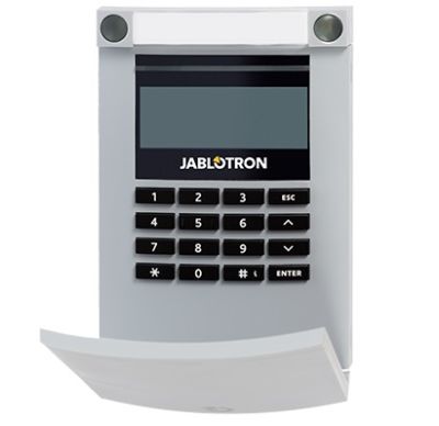 JA-154E-GR - Bezdrôtový prístupový modul s displejom, klávesnicou a RFID čítačkou, sivý