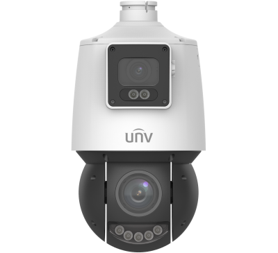 IPC94144SFW-X25-F40C - 4MPx duálna IP PTZ kamera Uniview, 4mm / 95°  +  4.8~120mm / 55°~3.1°