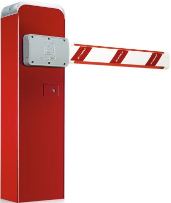 KIT LIMIT 500 5m RGB RED - súprava automatickej závory COMUNELLO s RGB signalizáciou, červená farba, 5m rameno