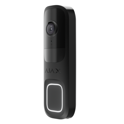 DOORBELL BLACK - 4MPx videozvonček s AI a PIR detektorom AJAX 155°