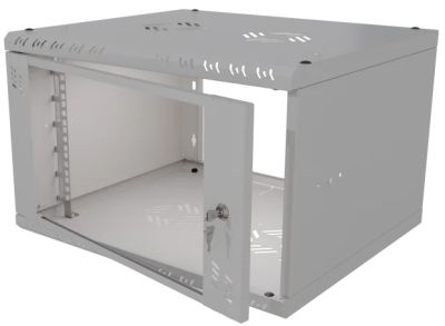 Rack 6U S-RC19-6U-450GG Stalflex - dátový rozvádzač 19" s hĺbkou 450mm