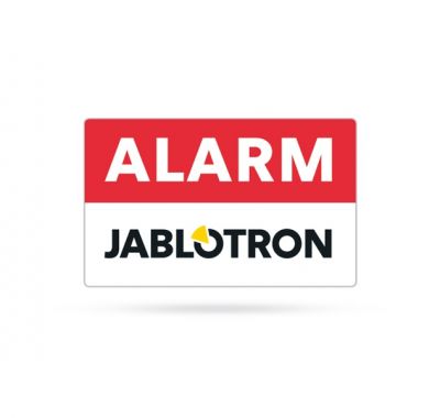 SAM-252.21 - Výstražná samolepka ALARM 38x23mm