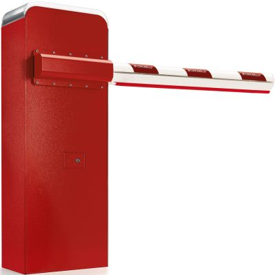 KIT LIMIT 800 8m RGB RED - súprava automatickej závory COMUNELLO s RGB signalizáciou, červená farba, 8m rameno
