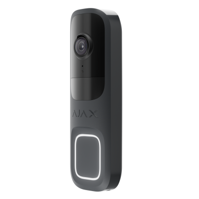DOORBELL GRAPHITE - 4MPx videozvonček s AI a PIR detektorom AJAX 155°