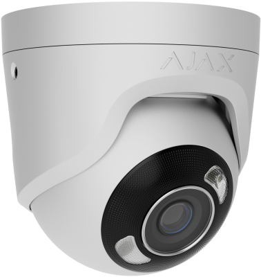 TURRETCAM HL (8MP/2.8mm) WHITE - 8MPx IP kamera AJAX 2.8mm 110°
