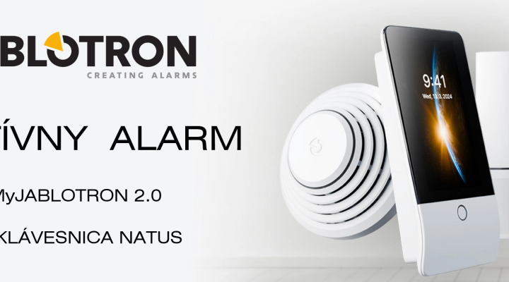 JABLOTRON 100+ alarm + automatizácia
